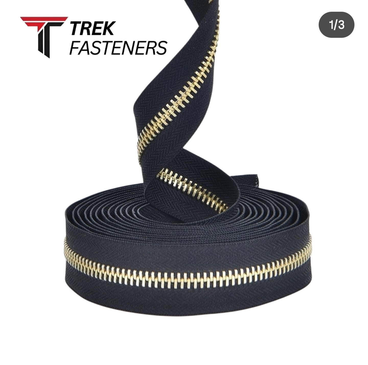 METAL BRASS ZIPPERS